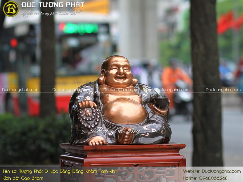 Hướng dẫn bài trí tượng Phật Di Lặc tại gia đúng, phong thủy tốt