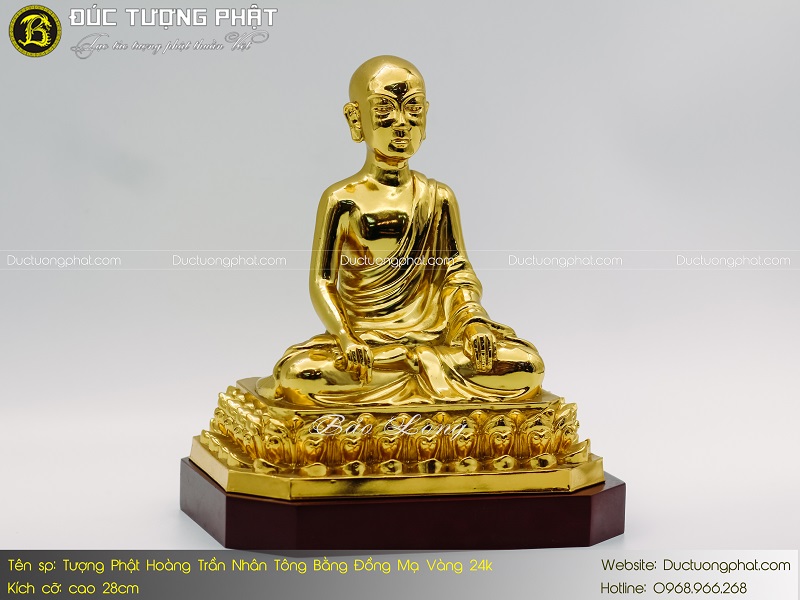 báo giá tượng Phật Hoàng Trần Nhân Tông