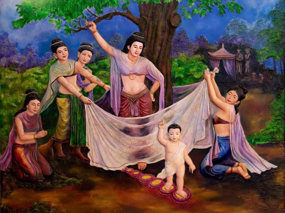 Đây là tượng Thích Ca Đản Sinh, vị đức Phật thứ 7 và là vị Phật sáng lập ra Phật giáo Mahayana. Nhìn vào bức ảnh này, chúng ta có thể cảm nhận được sự thanh tịnh và sự bình an vốn có của Thích Ca Phật.