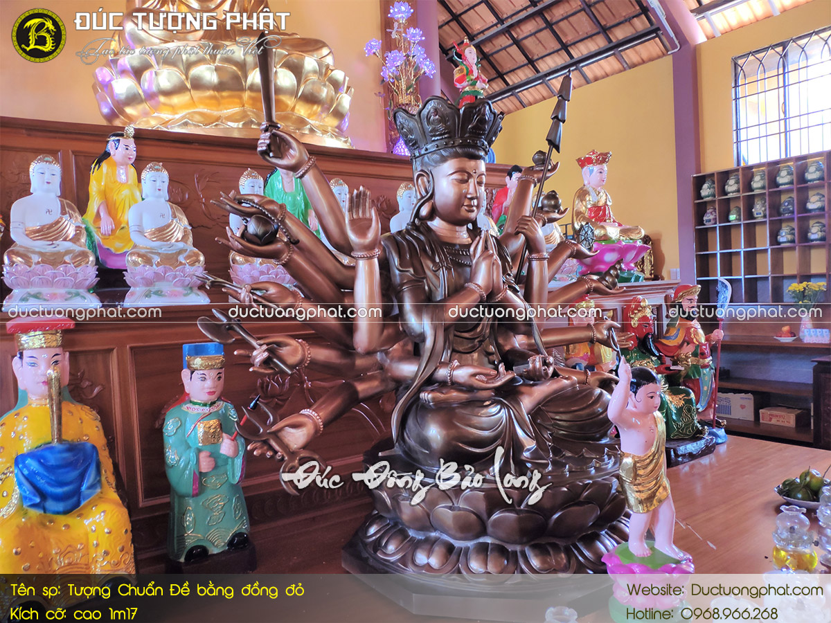 5 mẫu tượng Phật Mẫu Chuẩn Đề thờ tại gia