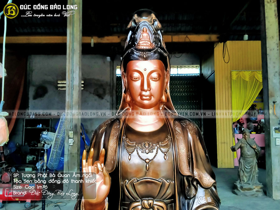 Xem 5 mẫu tượng Phật Bà Quan Âm thờ tại gia chuẩn nhất